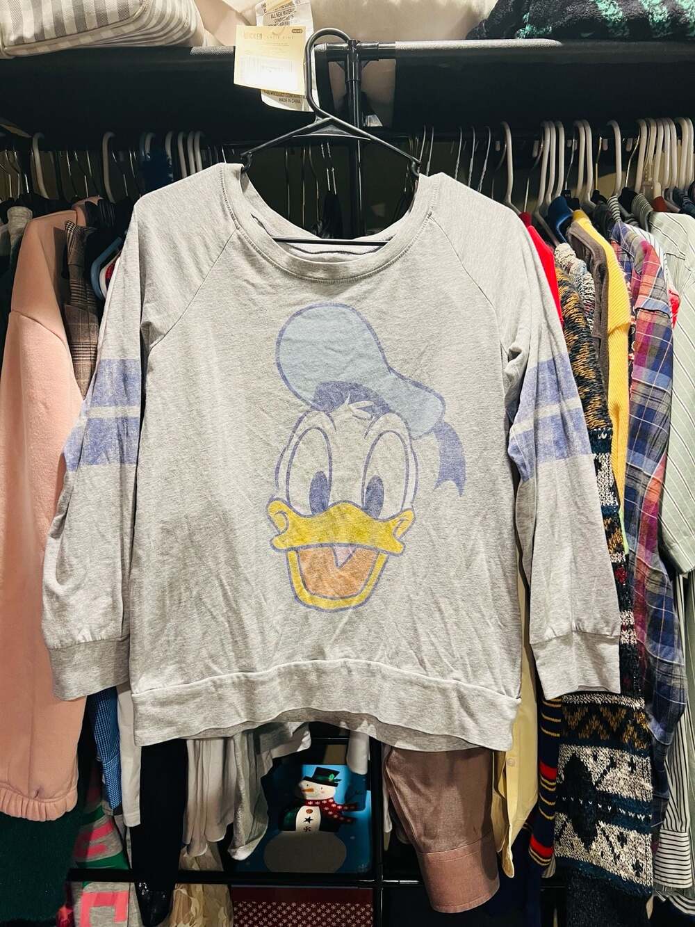 Disney Parks Donald Duck Graphic Sweatshirt Size S